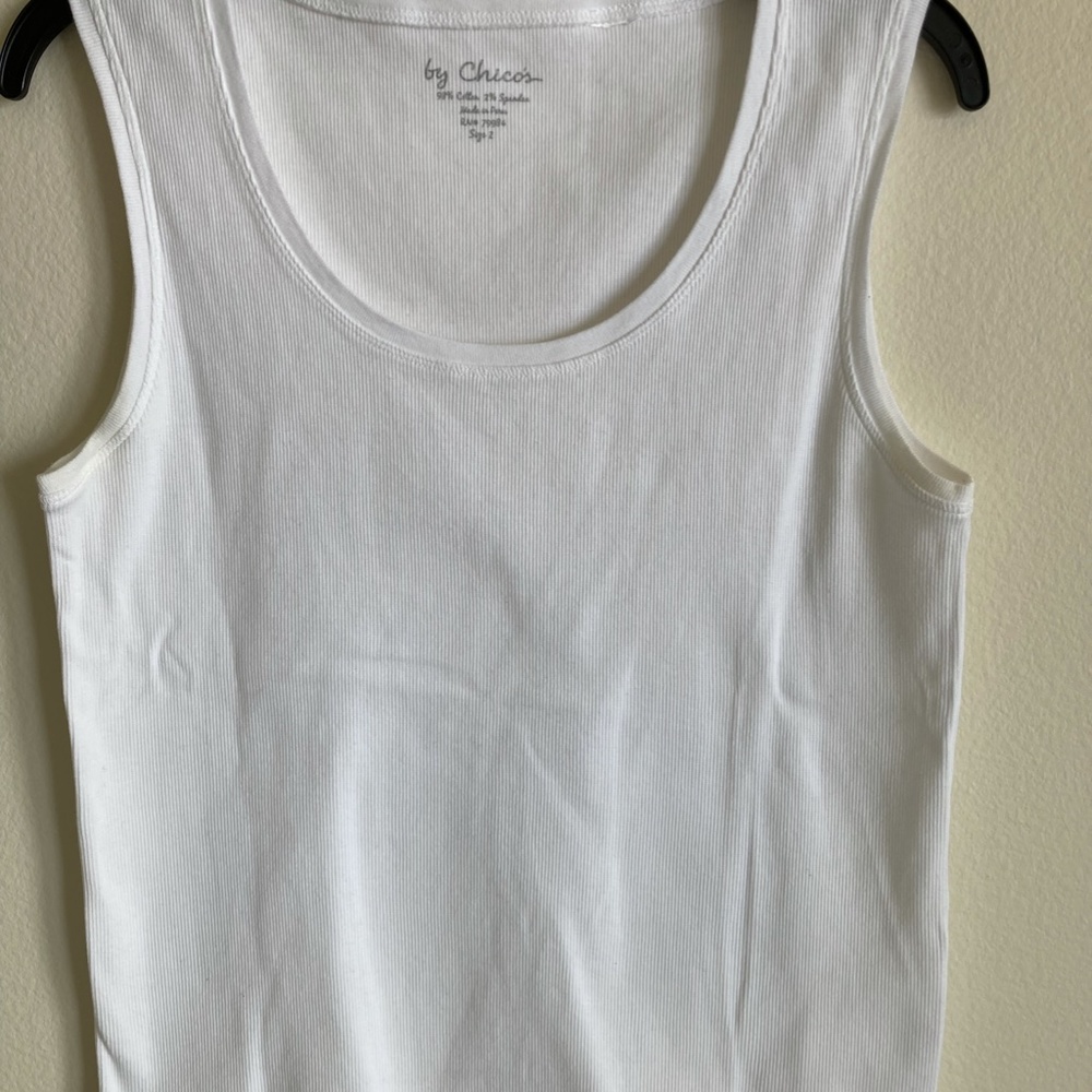 Chico's Like New Ribbed Tank - Picture 5 of 5
